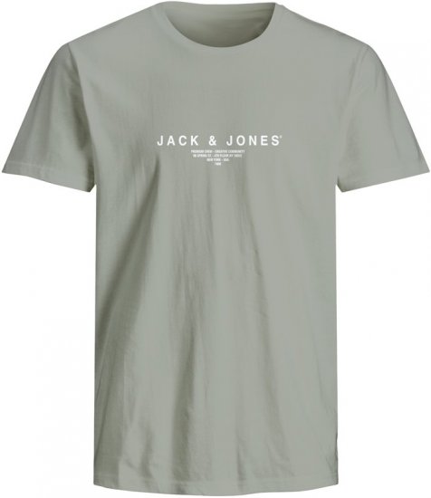 Jack & Jones Harris Crew Neck T-Shirt Green - Majice Kratkih Rukava - Muške Majice Kratkih Rukava Veliki Brojevi 