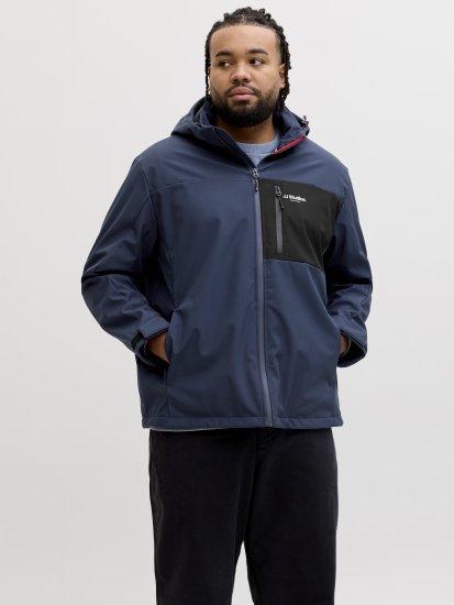 Jack & Jones North Softshell jakna temno modra - Jakne - Muške Jakne Veliki Brojevi
