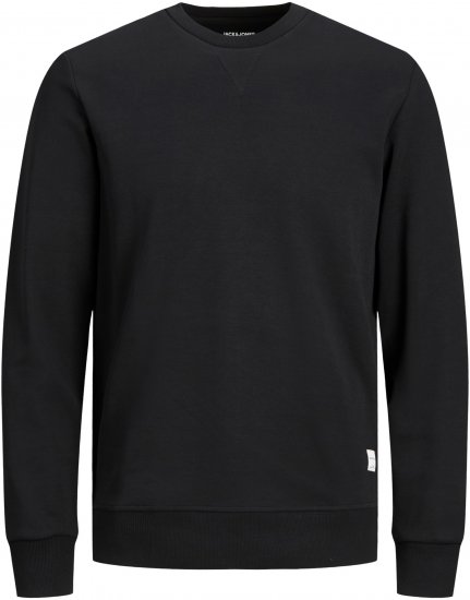 Jack & Jones Basic Sweatshirt Black - Puloveri & dukserice - Muške Puloveri & dukserice veliki brojevi