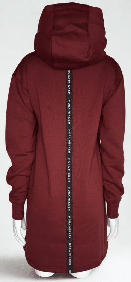 Nora Mikken KADRI WHITE Long Hoodie Burgundy - Puloveri & dukserice - 