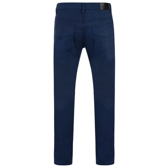 Kam Jeans Alba 5-pocket Stretch Chinos Navy TALL SIZES - MUŠKA ODJEĆA MT-6XLT - Odjeća za Visoke Muškarce