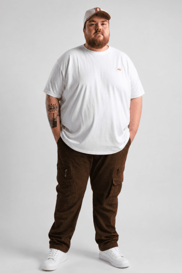 Kam Jeans Cargo pants Khaki - Traperice & hlače - Muške Traperice i Hlače Veliki Brojevi