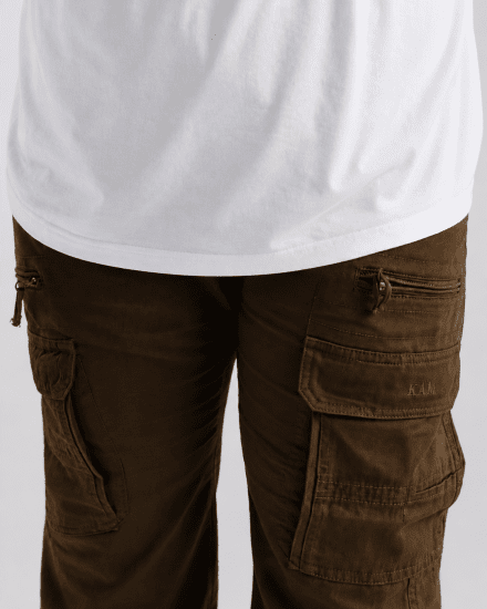 Kam Jeans Cargo pants Khaki - Traperice & hlače - Muške Traperice i Hlače Veliki Brojevi