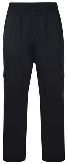 Kam Jeans Cargopocket Joggers "Lightweight" Black - Sportske hlače & kratke - Muške Trenirke Veliki Brojevi