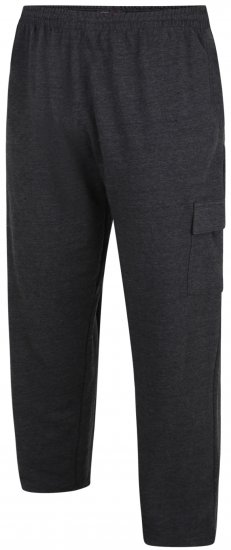 Kam Jeans Lightweight Sweatpants with Cargo pocket Charcoal - Sportske hlače & kratke - Muške Trenirke Veliki Brojevi