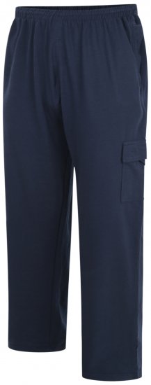Kam Jeans Lightweight Sweatpants with Cargo pocket Navy - Sportske hlače & kratke - Muške Trenirke Veliki Brojevi