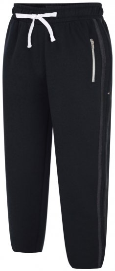 Kam Jeans 239 Stripe Jogger Black - Sportske hlače & kratke - Muške Trenirke Veliki Brojevi