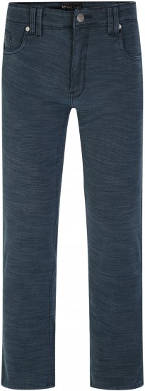 Kam Jeans 264 Slub Weave 5 Pocket Stretch Pants Smokey Blue - Traperice & hlače - Muške Traperice i Hlače Veliki Brojevi