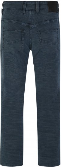 Kam Jeans 264 Slub Weave 5 Pocket Stretch Pants Smokey Blue - Traperice & hlače - Muške Traperice i Hlače Veliki Brojevi
