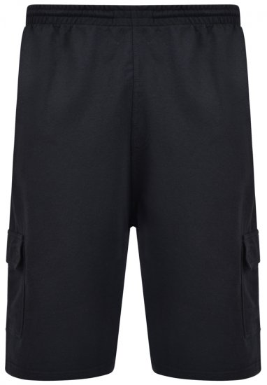 Kam Jeans Cargo Jogger shorts Black - Sportske hlače & kratke - Muške Trenirke Veliki Brojevi