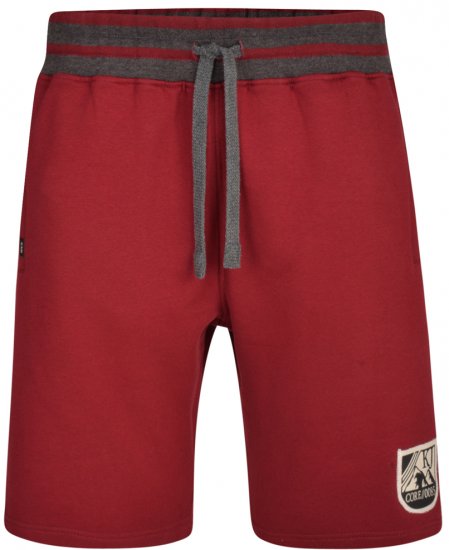 Kam Jeans 327 Jersey Shorts Burgundy - Sportske hlače & kratke - Muške Trenirke Veliki Brojevi
