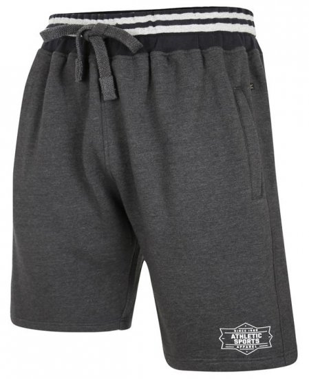 Kam Jeans 3301 Athletic Sports Jog Shorts Charcoal - Sportske hlače & kratke - Muške Trenirke Veliki Brojevi