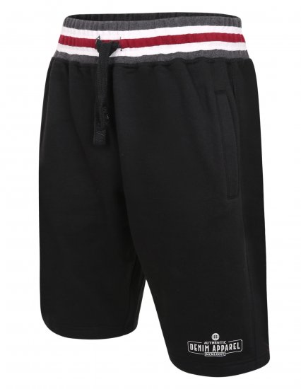 Kam Jeans 344 Jogger Shorts Black - Sportske hlače & kratke - Muške Trenirke Veliki Brojevi