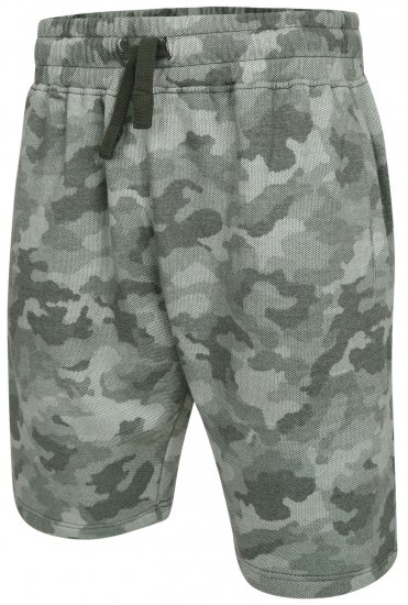 Kam Jeans 346 Camo Sweat Shorts Olive - Sportske hlače & kratke - Muške Trenirke Veliki Brojevi