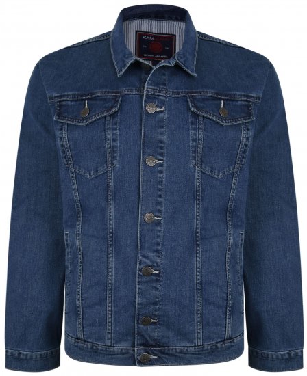 Kam Jeans 405 Western Denim Jacket Stonewash - Jakne - Muške Jakne Veliki Brojevi