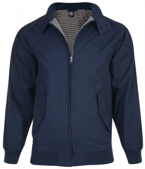 Kam Jeans Harrington-Jacket Navy - Jakne - Muške Jakne Veliki Brojevi