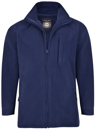 Kam Jeans 437 Fleece Jacket Navy - Puloveri & dukserice - Muške Puloveri & dukserice veliki brojevi