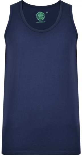 Kam Jeans 500 Tank Top Navy - Majice Kratkih Rukava - Muške Majice Kratkih Rukava Veliki Brojevi 