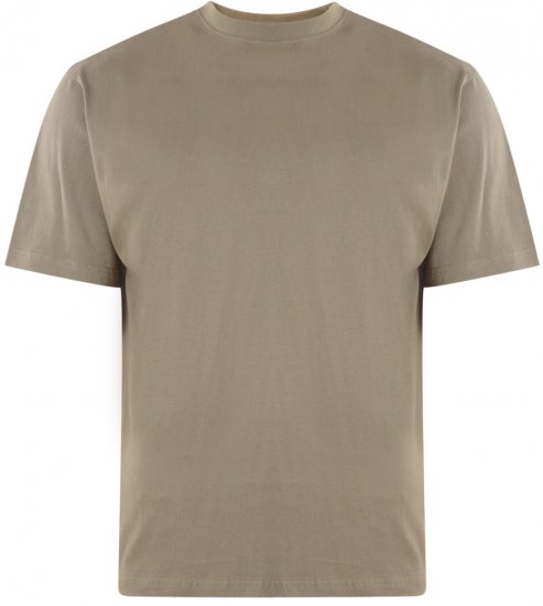Kam Jeans T-shirt Olive - Majice Kratkih Rukava - Muške Majice Kratkih Rukava Veliki Brojevi 