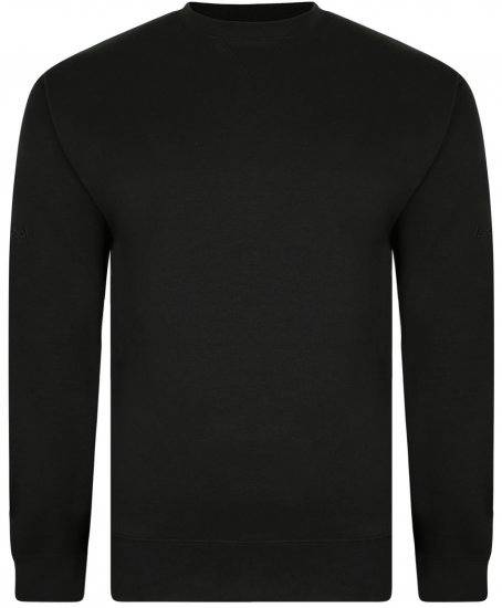 Kam Jeans Sweatshirt Black - Puloveri & dukserice - Muške Puloveri & dukserice veliki brojevi