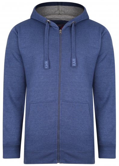 Kam Jeans Hoodie Royal Blue - Puloveri & Dukserice - Muške Puloveri & dukserice veliki brojevi