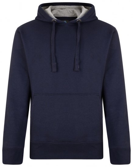 Kam Jeans Crew Neck Hoodie Navy - Puloveri & dukserice - Muške Puloveri & dukserice veliki brojevi