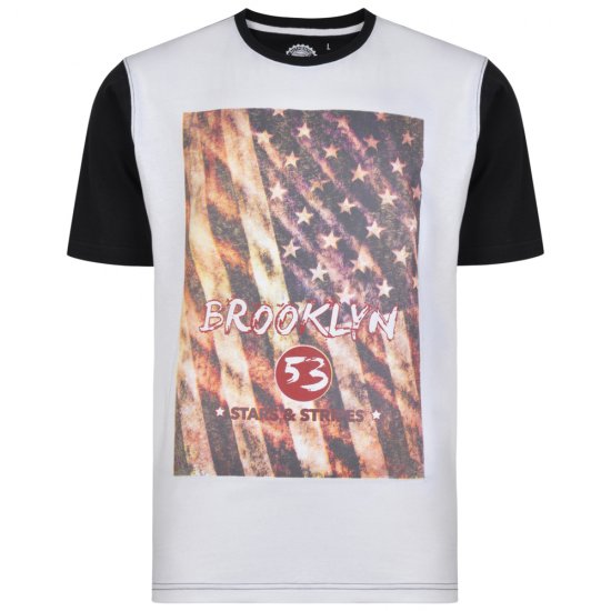 Kam Jeans 5259 T-shirt - Majice Kratkih Rukava - Muške Majice Kratkih Rukava Veliki Brojevi 