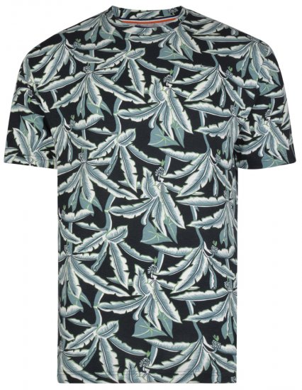 Kam Jeans 5260 T-shirt Navy - Majice Kratkih Rukava - Muške Majice Kratkih Rukava Veliki Brojevi 