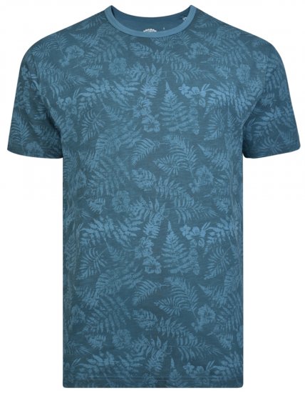 Kam Jeans 5261 T-shirt Denim - Majice Kratkih Rukava - Muške Majice Kratkih Rukava Veliki Brojevi 