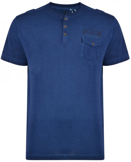 Kam Jeans 5262 T-shirt Denim - Majice Kratkih Rukava - Muške Majice Kratkih Rukava Veliki Brojevi
