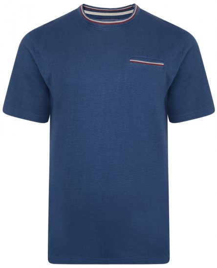 Kam Jeans 5285 T-shirt Denim - Majice Kratkih Rukava - Muške Majice Kratkih Rukava Veliki Brojevi 