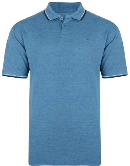 Kam Jeans 5289 Polo Denim - Polo majice - Muške Polo Majice Veliki Brojevi