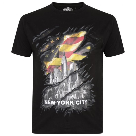Kam Jeans 5312 T-shirt 2-pack - Majice Kratkih Rukava - Muške Majice Kratkih Rukava Veliki Brojevi 