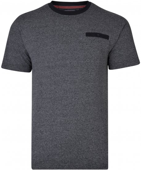 Kam Jeans 5325 T-shirt Navy - Majice Kratkih Rukava - Muške Majice Kratkih Rukava Veliki Brojevi 