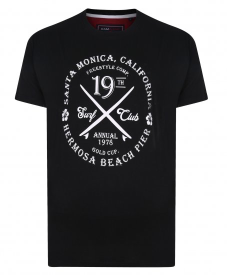 Kam Jeans 5331 Twin pack California Tee - Majice Kratkih Rukava - Muške Majice Kratkih Rukava Veliki Brojevi 