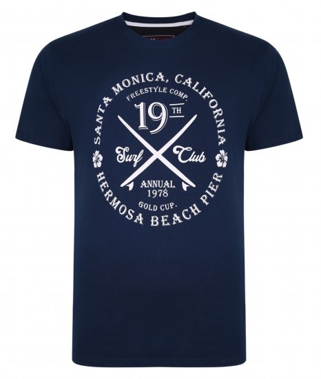 Kam Jeans 5331 Twin pack California Tee - Majice Kratkih Rukava - Muške Majice Kratkih Rukava Veliki Brojevi 