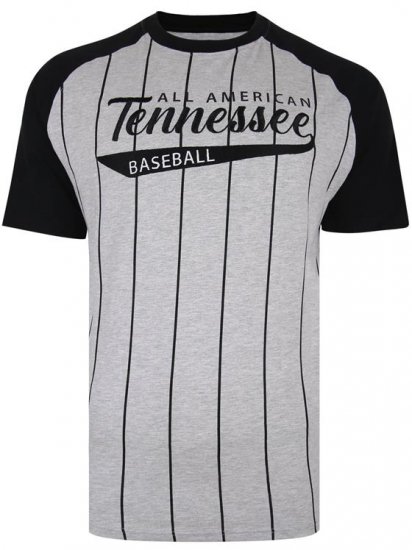 Kam Jeans 5361 Tennessee Baseball T-shirt - Majice Kratkih Rukava - Muške Majice Kratkih Rukava Veliki Brojevi 