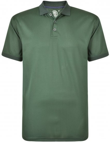 Kam Jeans Technical Lightweight Polo Forest Green - Sportska & za van odjeća - Muške Sportska Odjeća Veliki Brojevi
