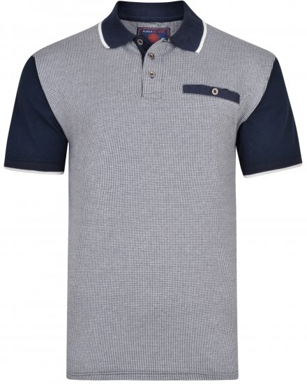 Kam Jeans 5421 Polo Navy - Polo majice - Muške Polo Majice Veliki Brojevi