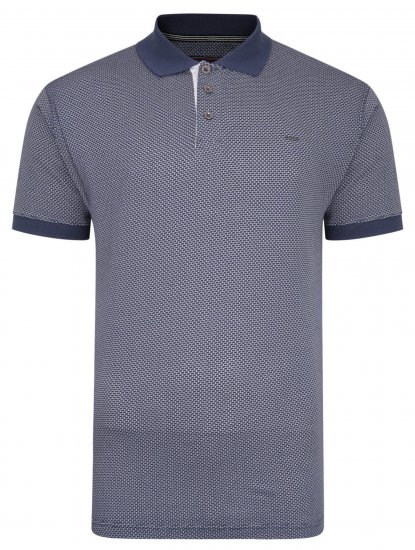Kam Jeans Casual Look Polo Insignia Blue - Polo majice - Muške Polo Majice Veliki Brojevi