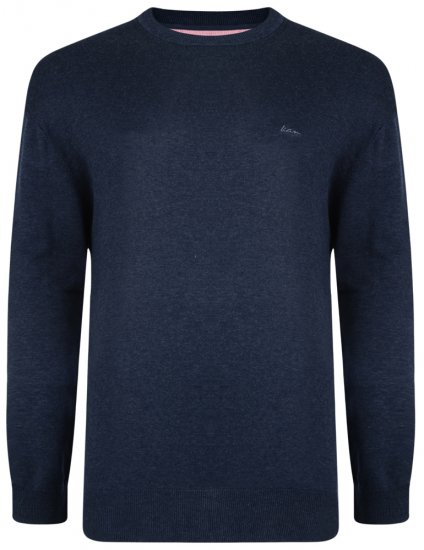 Kam Jeans Knitted Sweater Denim - Puloveri & dukserice - Muške Puloveri & dukserice veliki brojevi