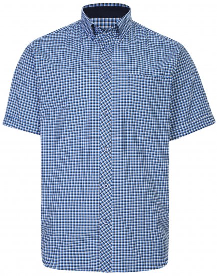 Kam Jeans 6219 Short sleeve Shirt Navy - Košulje - Muške Košulje Veliki Brojevi