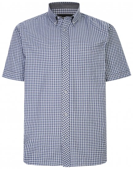 Kam Jeans 6219 Short sleeve Shirt Charcoal - Košulje - Muške Košulje Veliki Brojevi