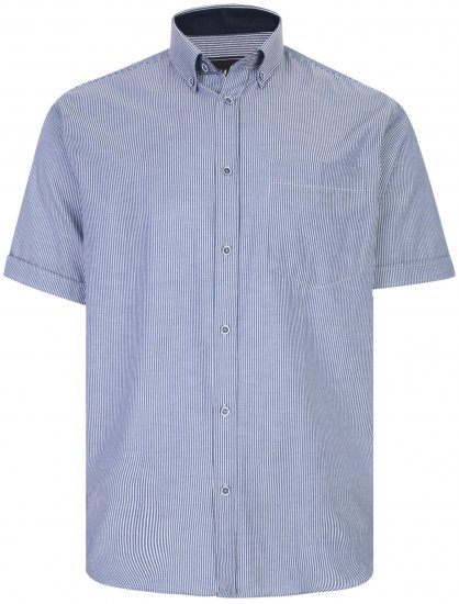 Kam Jeans 6224 Short sleeve Shirt Navy - Košulje - Muške Košulje Veliki Brojevi