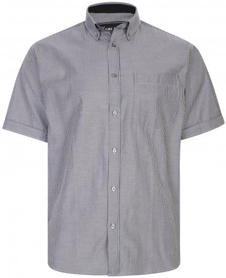 Kam Jeans 6224 Short sleeve Shirt Charcoal - Košulje - Muške Košulje Veliki Brojevi