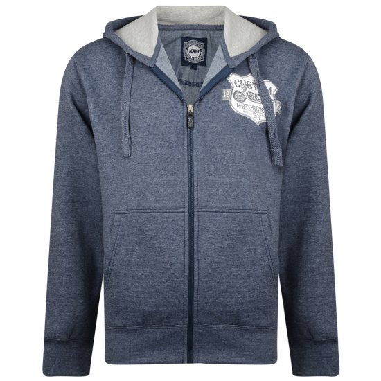Kam Jeans 704 Customs Hoodie Denim - Puloveri & dukserice - Muške Puloveri & dukserice veliki brojevi
