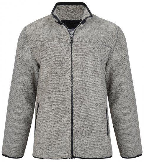 Kam Jeans 713 Fleece Jacket Charcoal - Puloveri & dukserice - Muške Puloveri & dukserice veliki brojevi