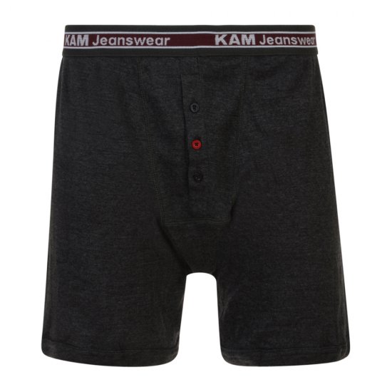 Kam Jeans Boxershorts Black, Grey, Navy 3-Pack - Donje rublje & kupaće hlače - muške donje rublje veliki brojevi
