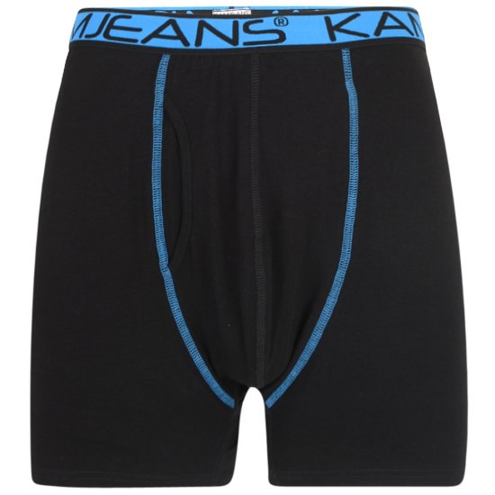 Kam Jeans Boxershorts Black and Navy 2-Pack - Donje rublje & kupaće hlače - muške donje rublje veliki brojevi