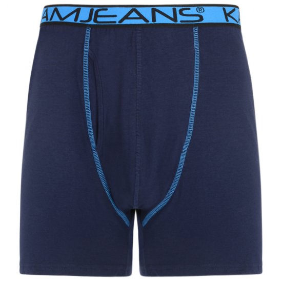 Kam Jeans Boxershorts Black and Navy 2-Pack - Donje rublje & kupaće hlače - muške donje rublje veliki brojevi